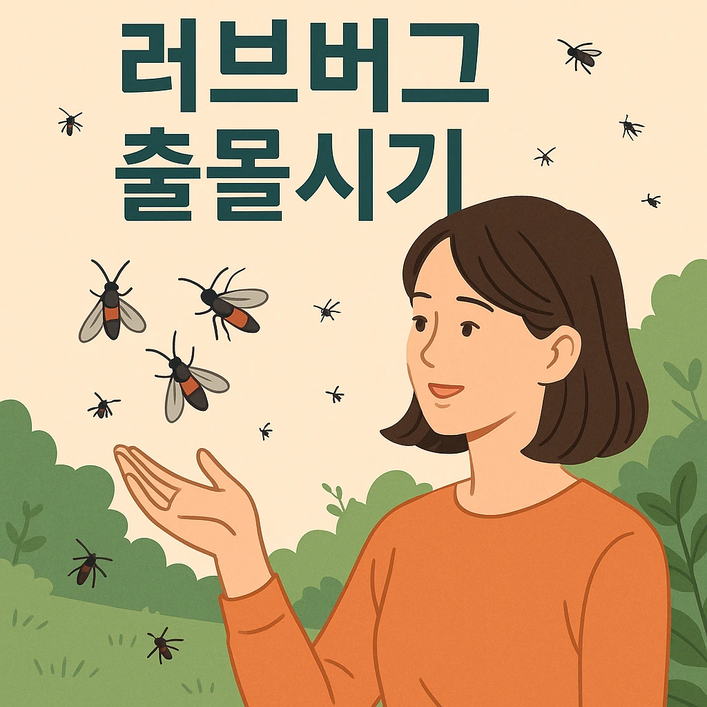 러브버그 출몰시기 5 러브버그 출몰 시기