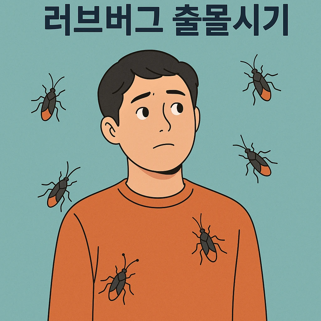 러브버그 출몰시기