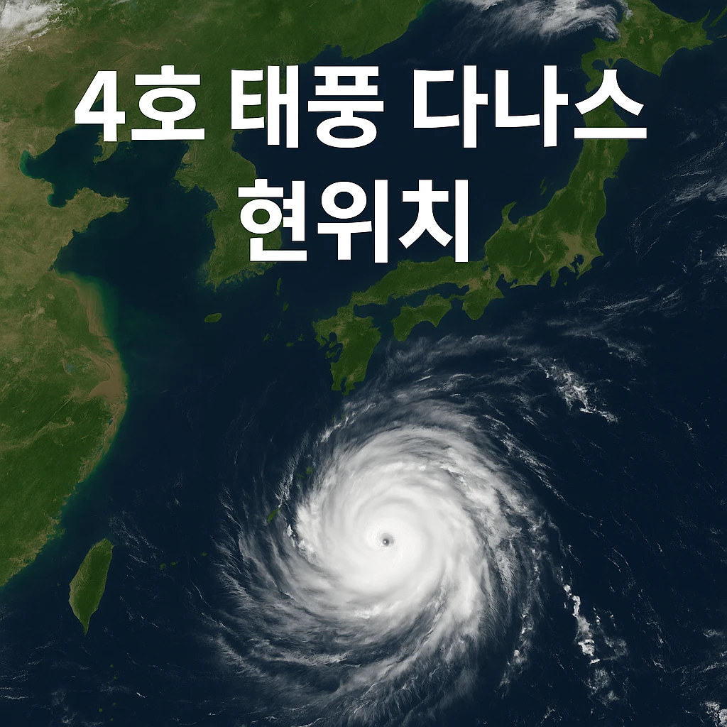 4호 태풍 다나스