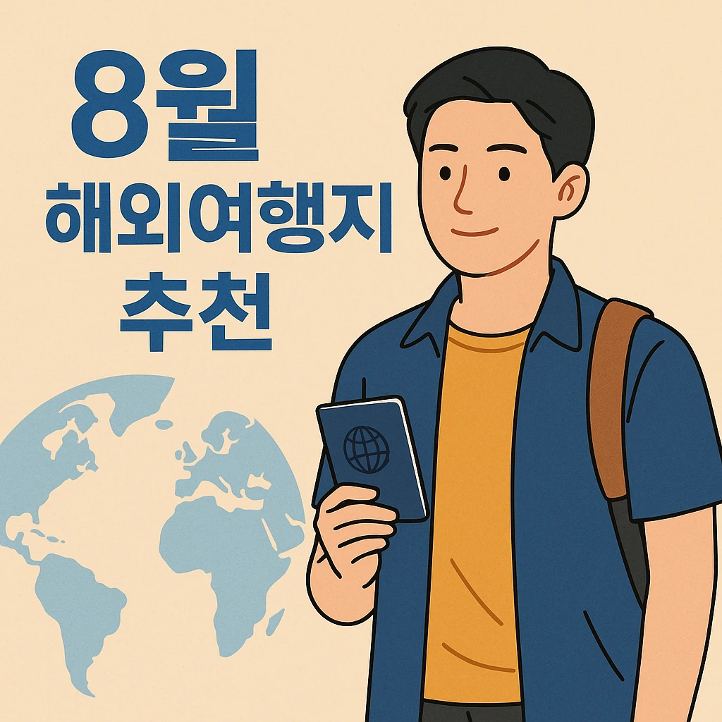 8월 해외여행지 추천