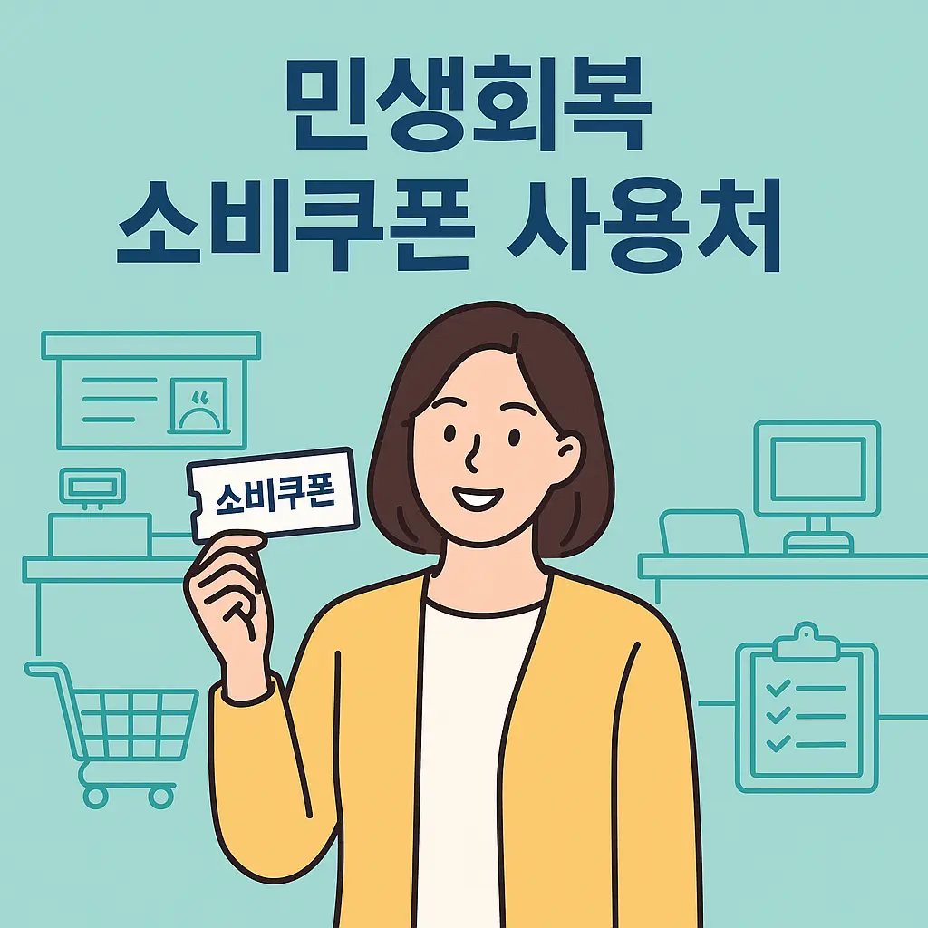 민생회복 소비쿠폰 사용처