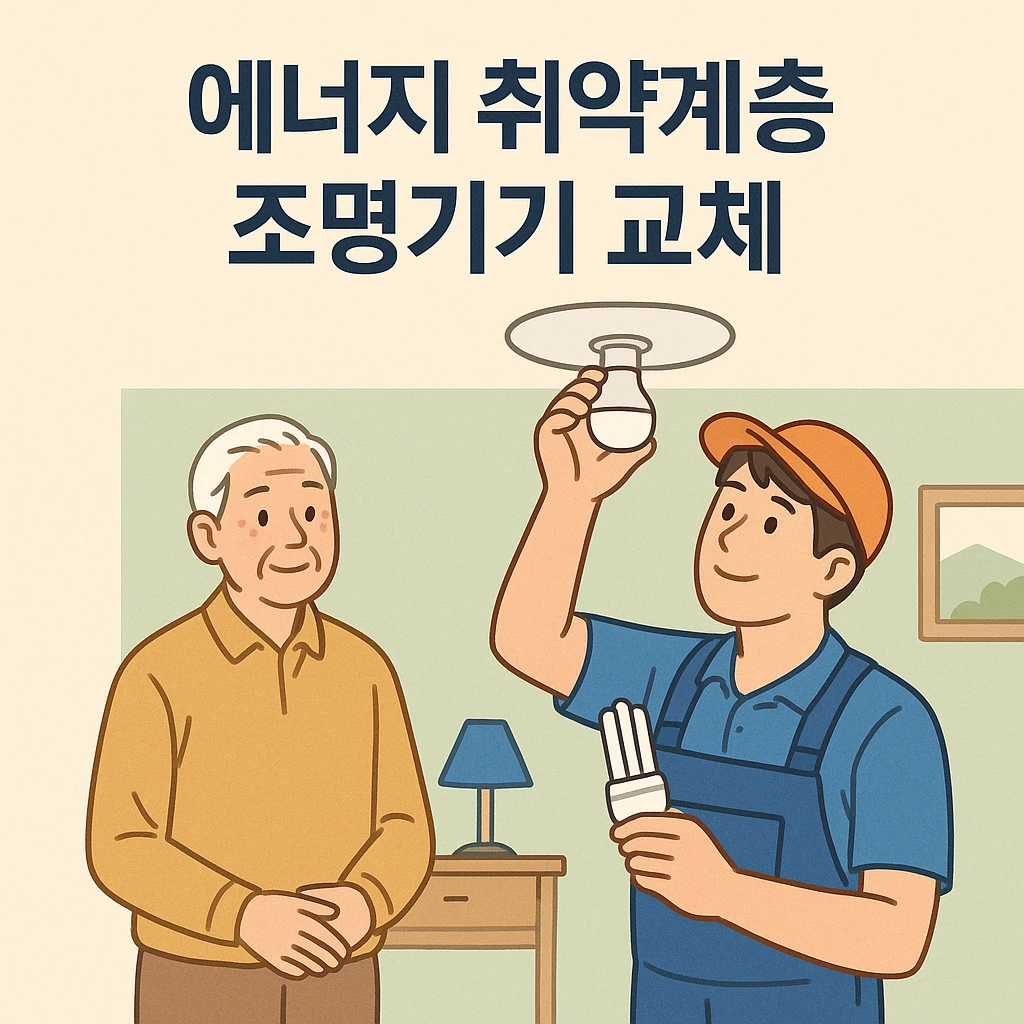 에너지 취약계층 조명기기 교체