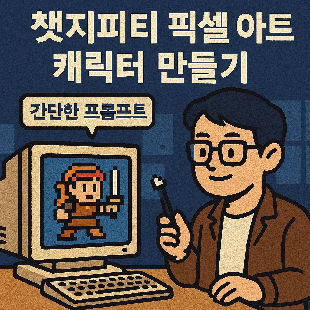 챗지피티 픽셀 아트 프롬프트