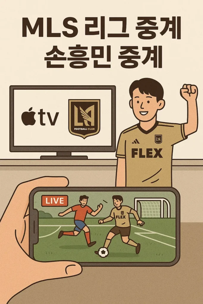 MLS 리그 중계, 애플티비 실시간, 손흥민 LA FC 이적 (2)