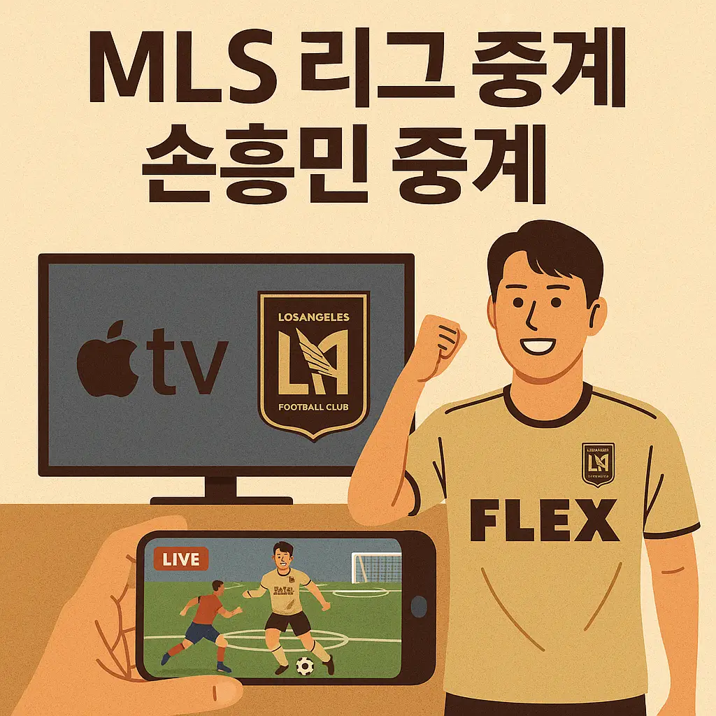 MLS 리그 중계, 애플티비 실시간, 손흥민 LA FC 이적 (2)