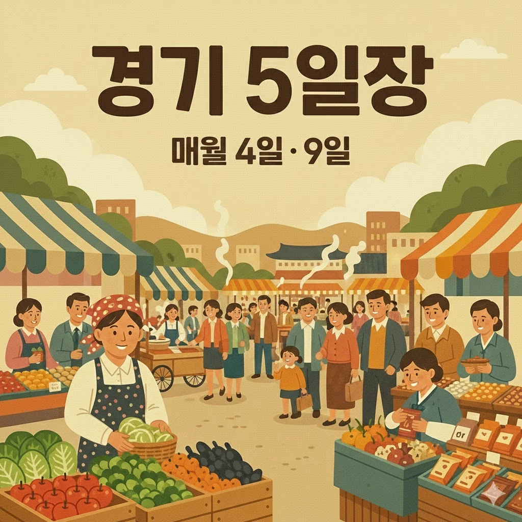 경기도 오일장 4일 9일