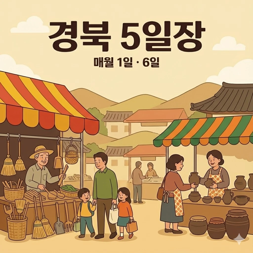 경북 오일장 1일 6일