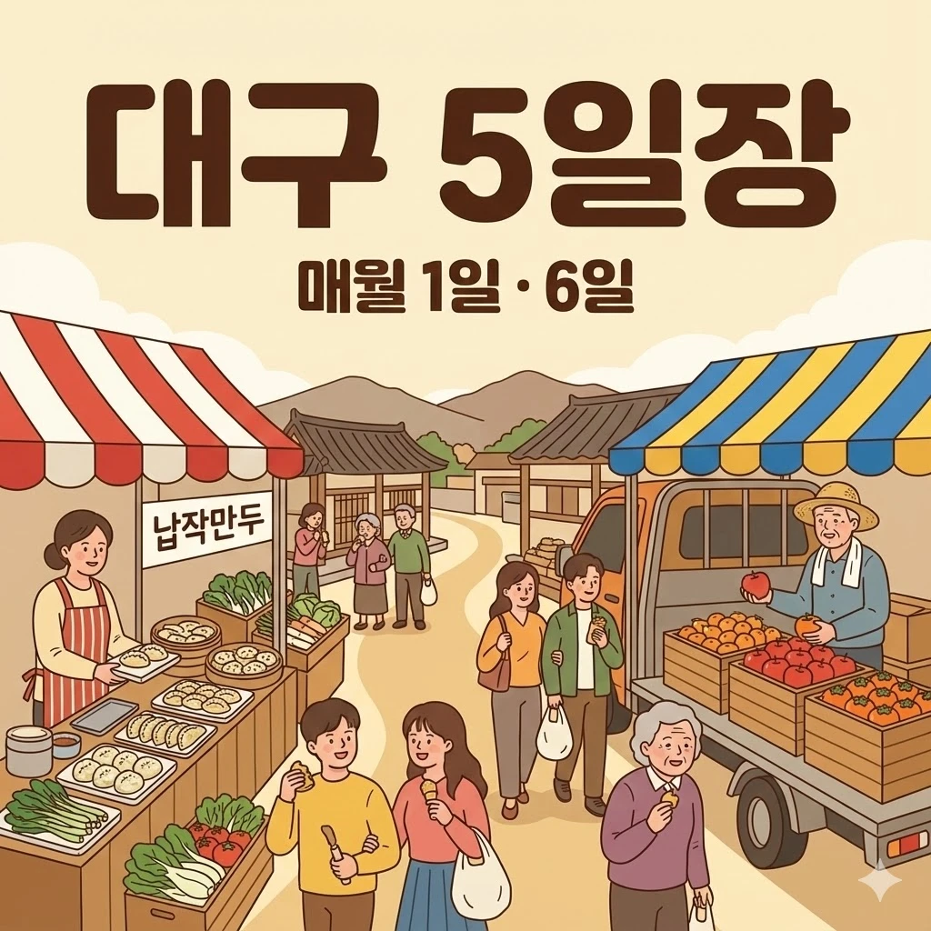 대구 오일장 1일 6일