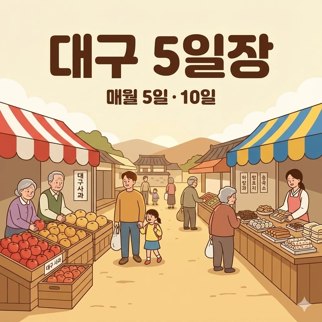 대구 오일장 5일 10일