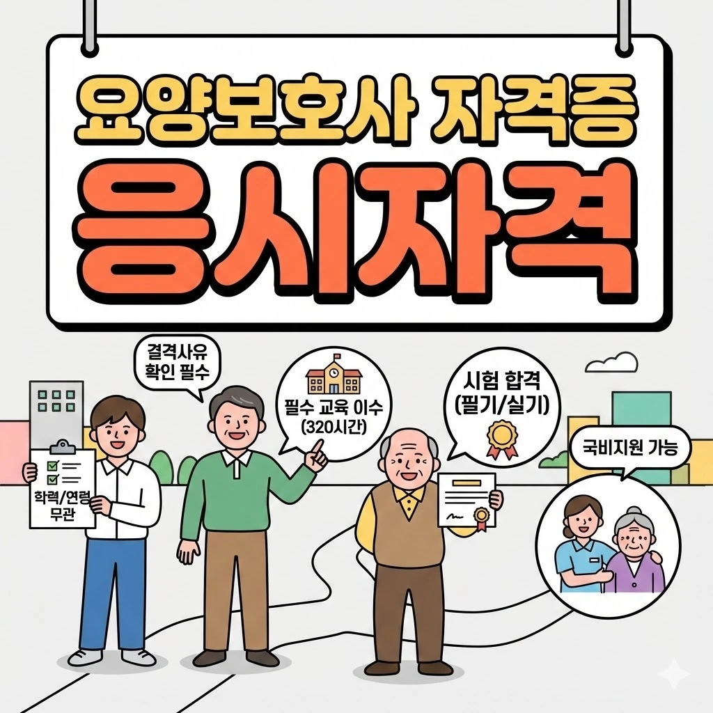 요양보호사 자격증 응시자격