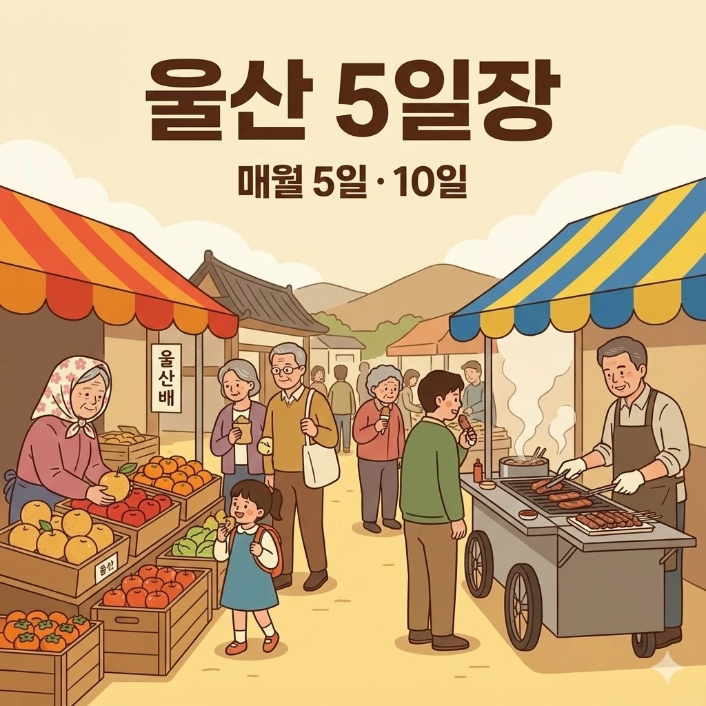울산 오일장 5일 10일