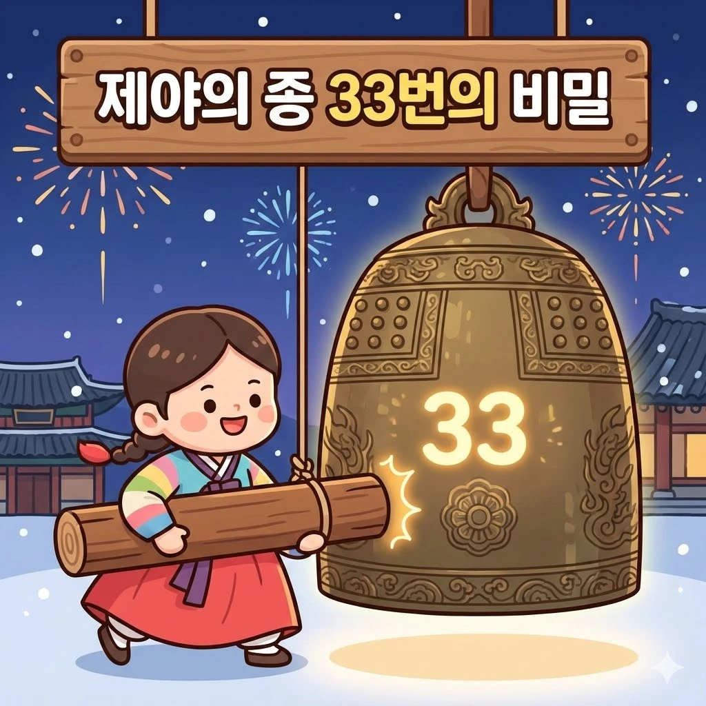 제야의 종 33번 치는 이유