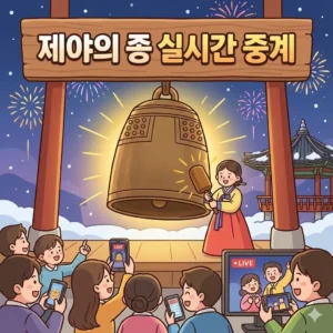 제야의 종 타종행사 실시간 중계