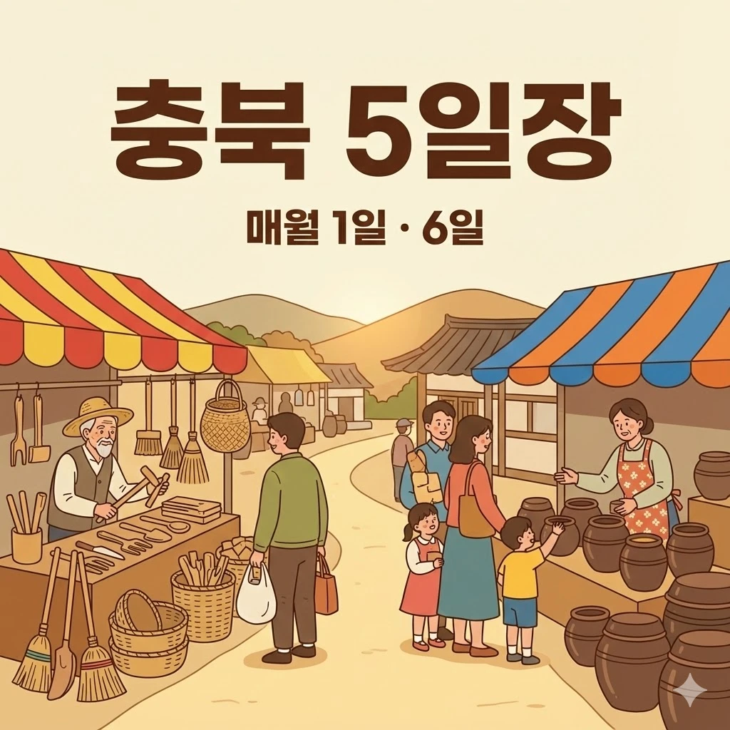 충북 오일장 1일 6일