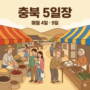 충북 오일장 4일 9일