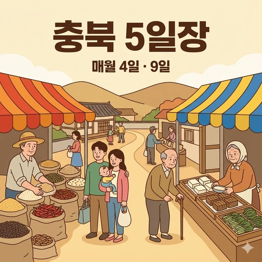 충북 오일장 4일 9일