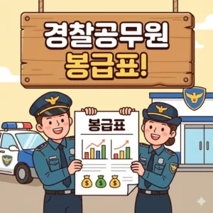 2026 경찰공무원 봉급표