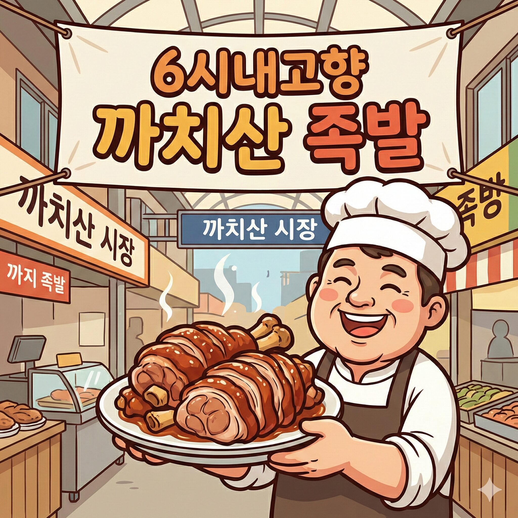 6시내고향 까치산시장 족발