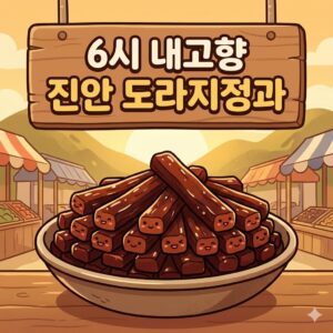 6시내고향 진안 도라지정과