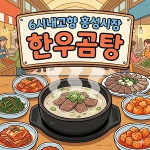 6시내고향 홍성시장 한우곰탕 홍성전통시장 홍흥집 택배 주문 및 가격 위치 상세 가이드 4 6시내고향 홍성시장 한우곰탕