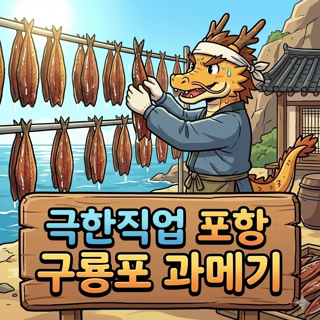 극한직업 포항 구룡포 과메기