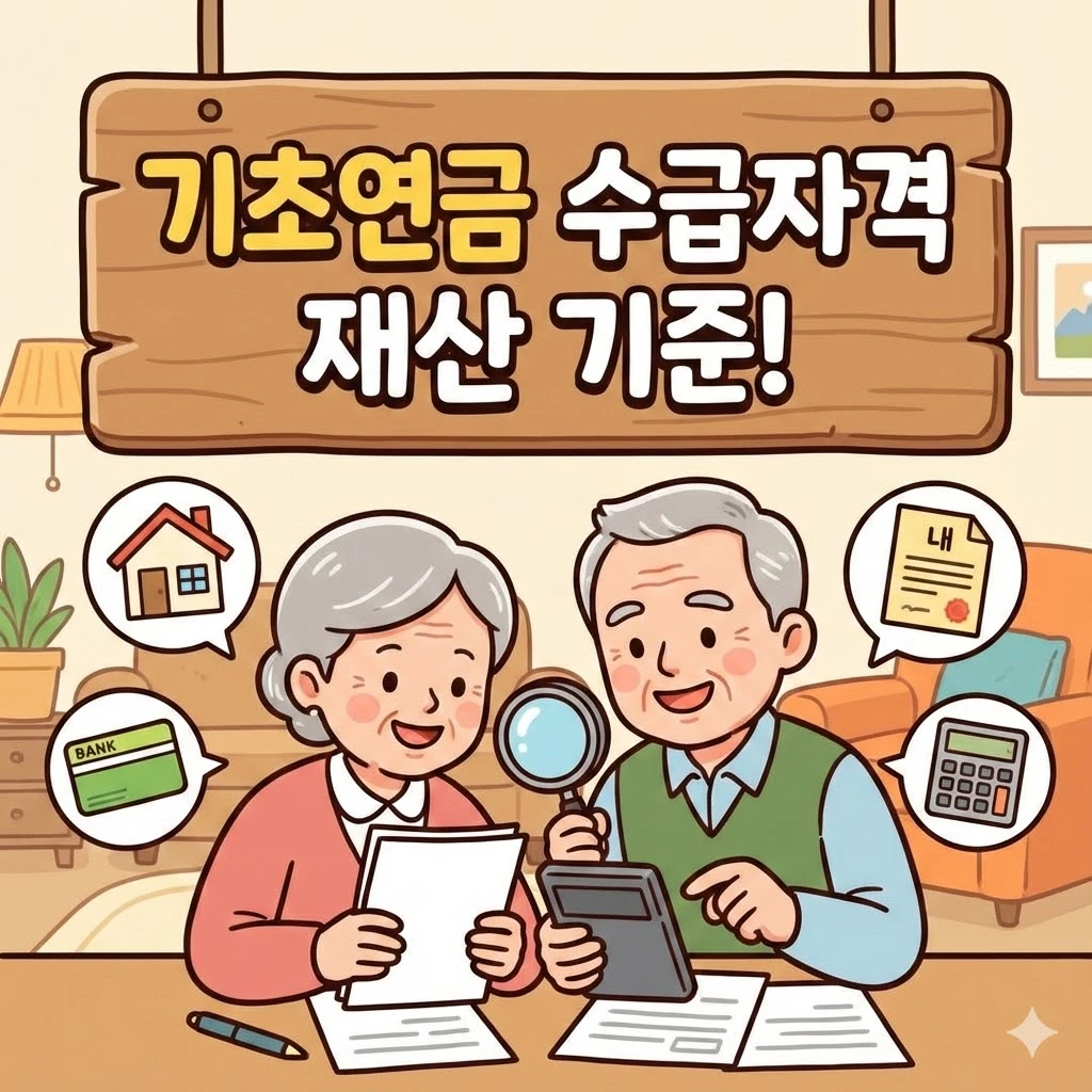 기초연금 수급자격 재산 기준
