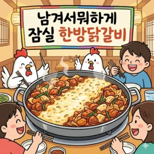남겨서뭐하게 잠실 한방닭갈비 몽촌 닭갈비 - 한방 향 가득한 송리단길 줄 서는 식당의 정석 4 남겨서뭐하게 잠실 한방닭갈비