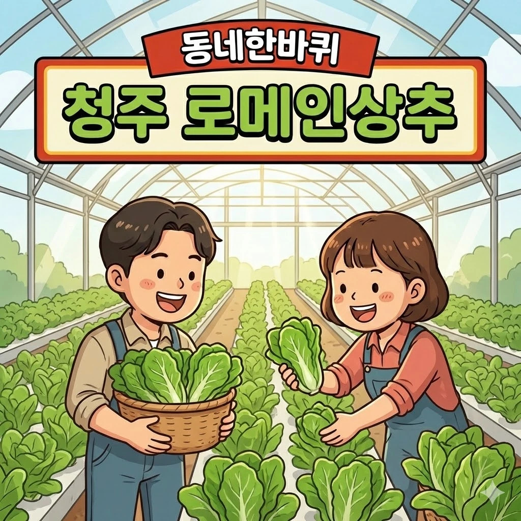 동네한바퀴 청주 로메인상추 택배 주문