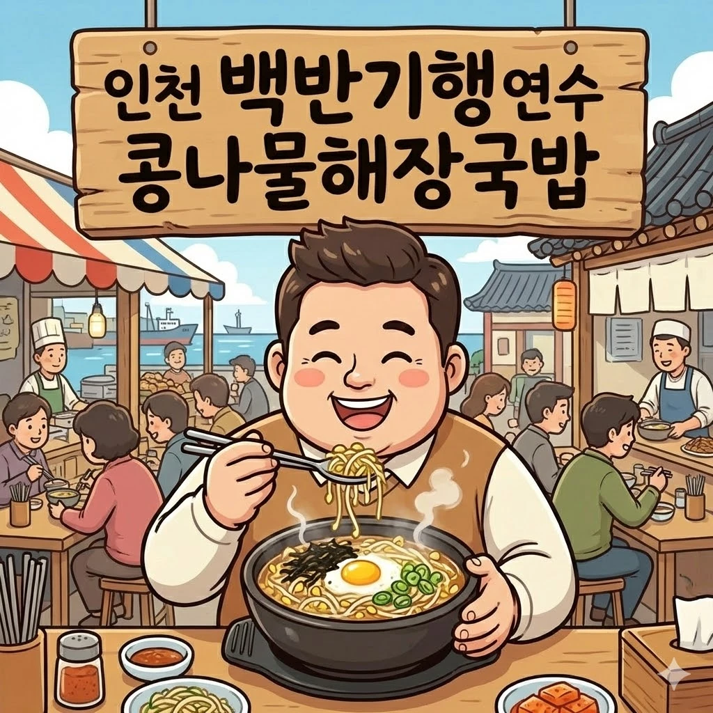 백반기행 인천 연수 콩나물해장국밥