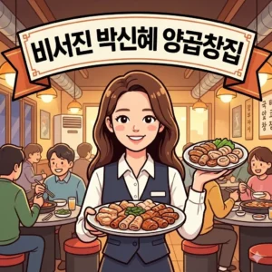 비서진 박신혜 엄마 양곱창집