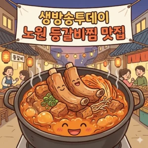 생방송투데이 노원 등갈비찜 맛집 감동식당 등갈비 타워의 위엄 5 생방송투데이 노원 등갈비찜 맛집