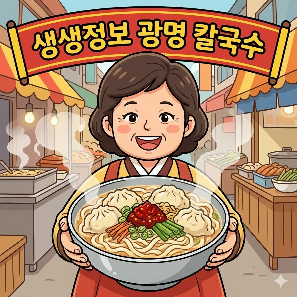 생생정보 광명 칼국수