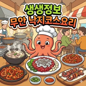 생생정보 무안 낙지코스요리 낙지전문점 윤희네뻘낙지전문점 - 대통령도 반한 갯벌의 맛 2 생생정보 무안 낙지코스요리