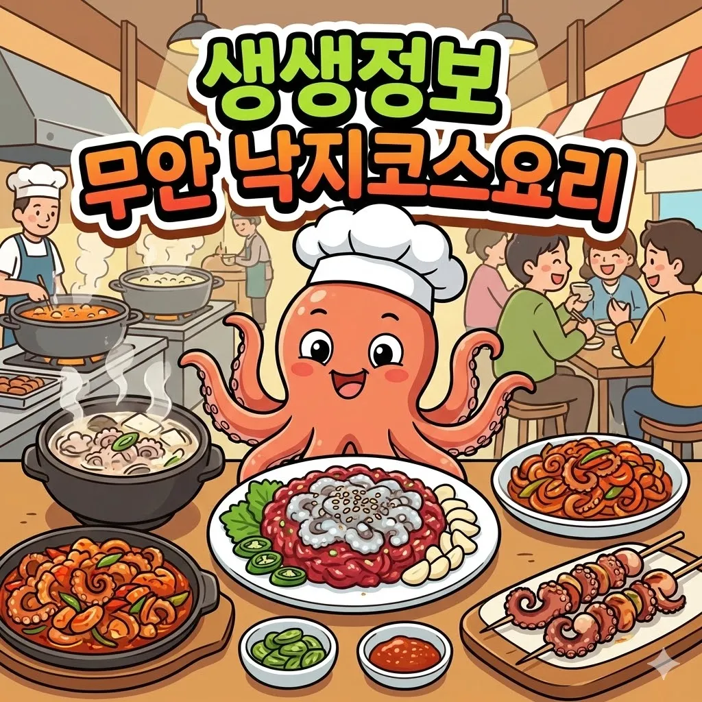 생생정보 무안 낙지코스요리