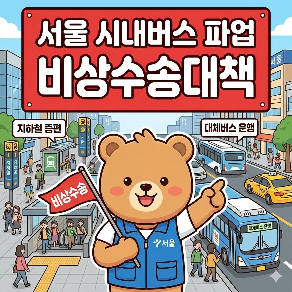 서울 시내버스 파업 비상수송대책