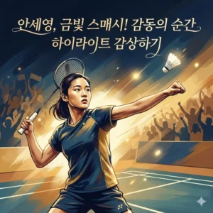 안세영 결승 하이라이트 다시보기