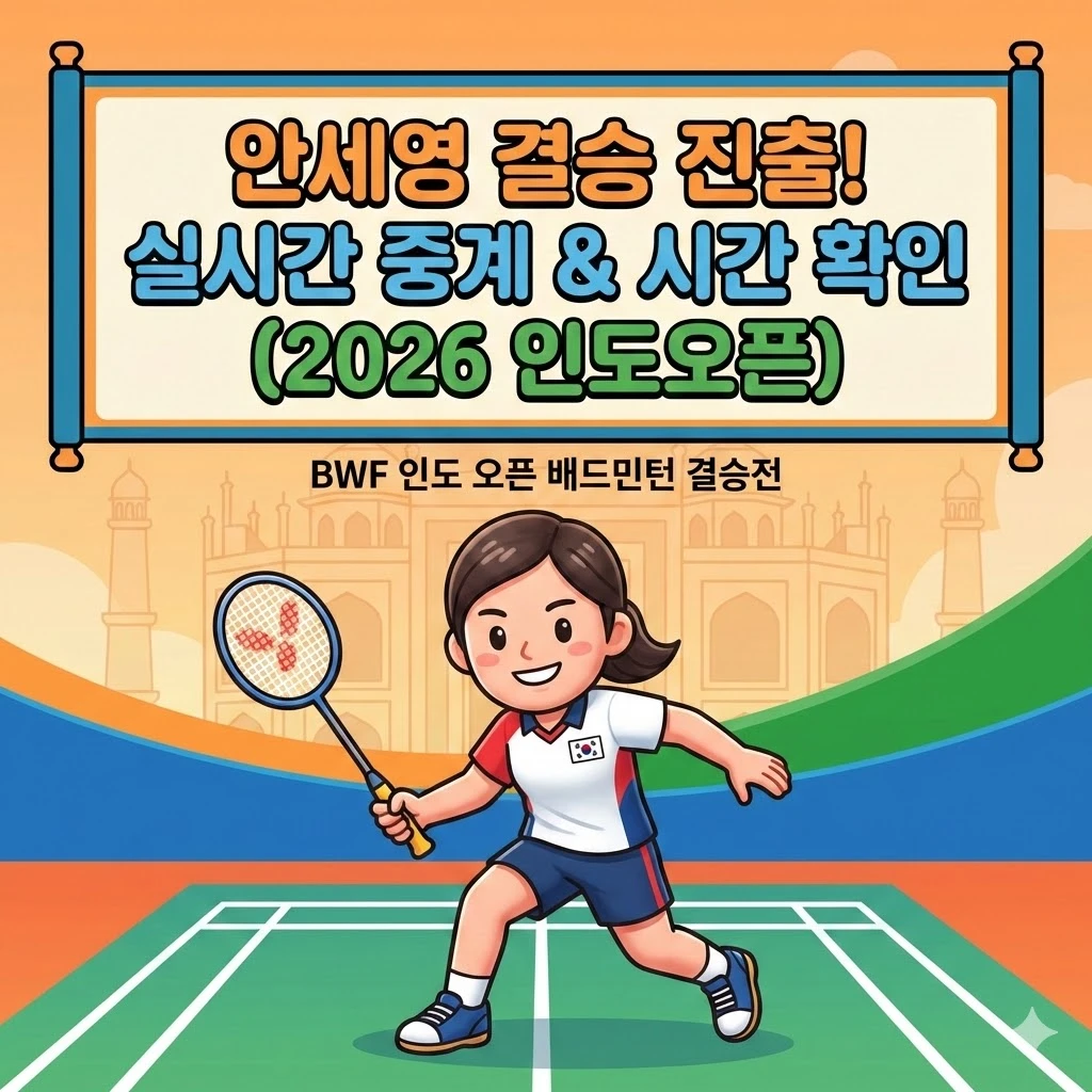 안세영 결승전 중계 시간