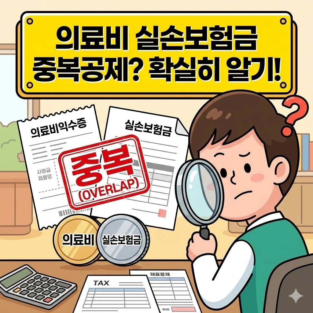 의료비 실손보험금 수령액 중복공제
