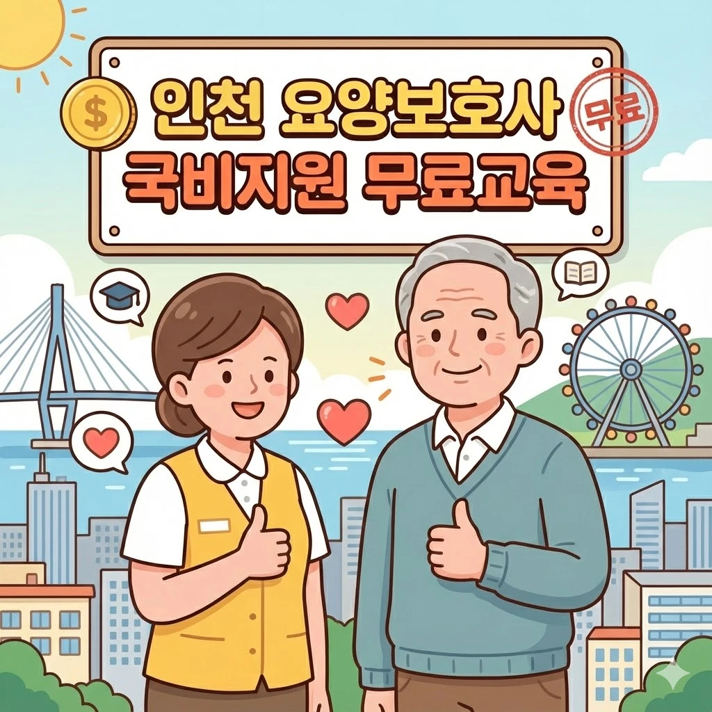 인천 요양보호사 국비지원 무료교육