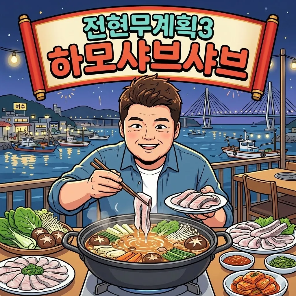 전현무계획3 여수 갯장어 샤브샤브