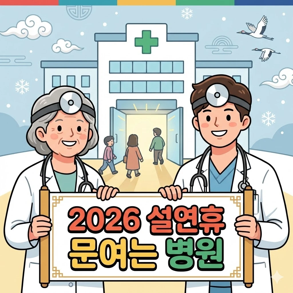 2026 설연휴 문여는 병원 찾기