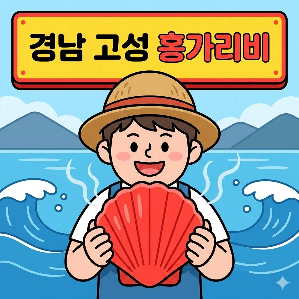 6시내고향 경남 고성 홍가리비