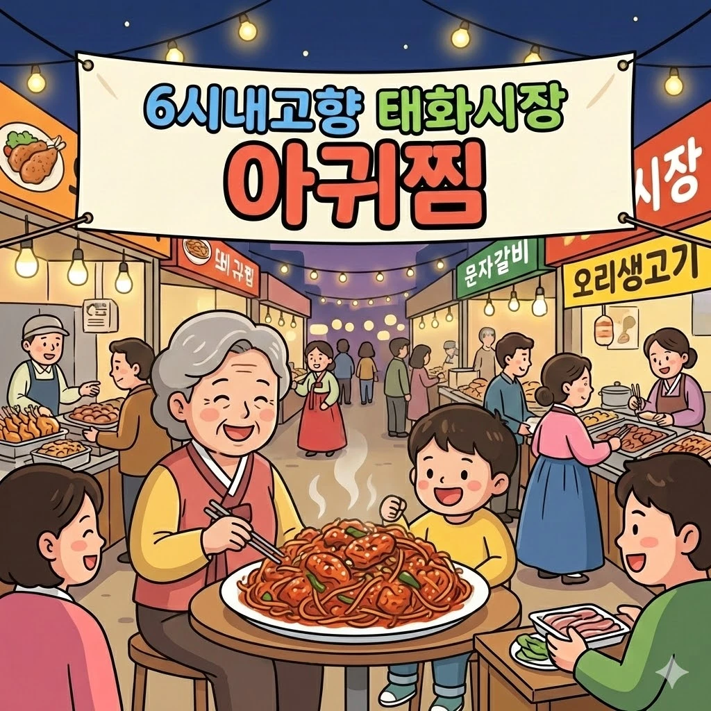 6시내고향 울산 태화시장 아귀찜