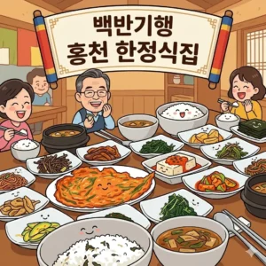 백반기행 홍천 한정식 모내기정식 곤드레정식 길용우 - 원골, 1만 원으로 즐기는 푸짐한 시골 집밥 5 백반기행 홍천 한정식 모내기정식