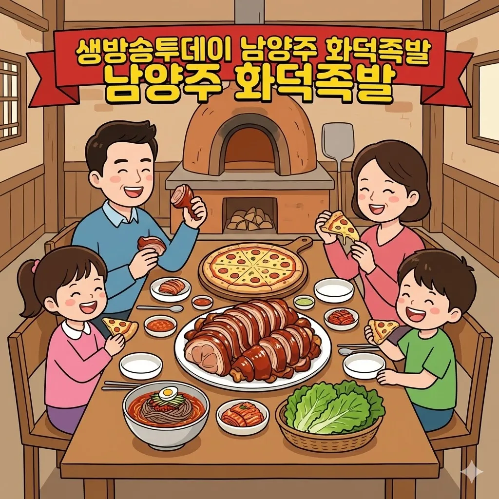 생방송투데이 남양주 화덕 요리