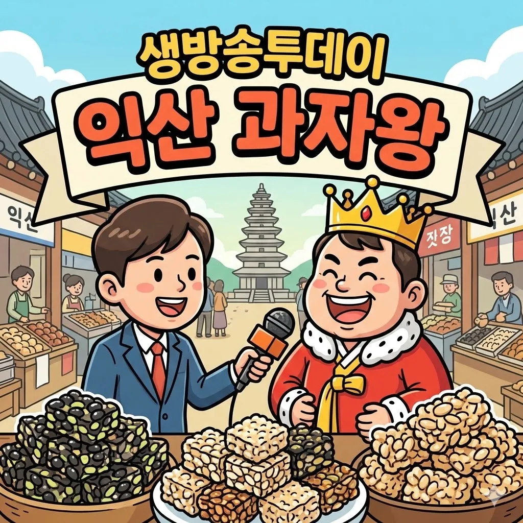 생방송투데이 익산 과자왕