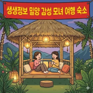 생생정보 밀양 감성 모녀 여행 숙소 1위 밀양로그펜션 힐링을 위한 완벽 가이드 2 생생정보 밀양 감성 모녀 여행 숙소