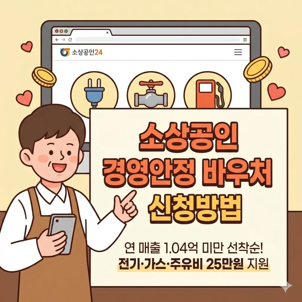 소상공인 경영안정 바우처 신청방법