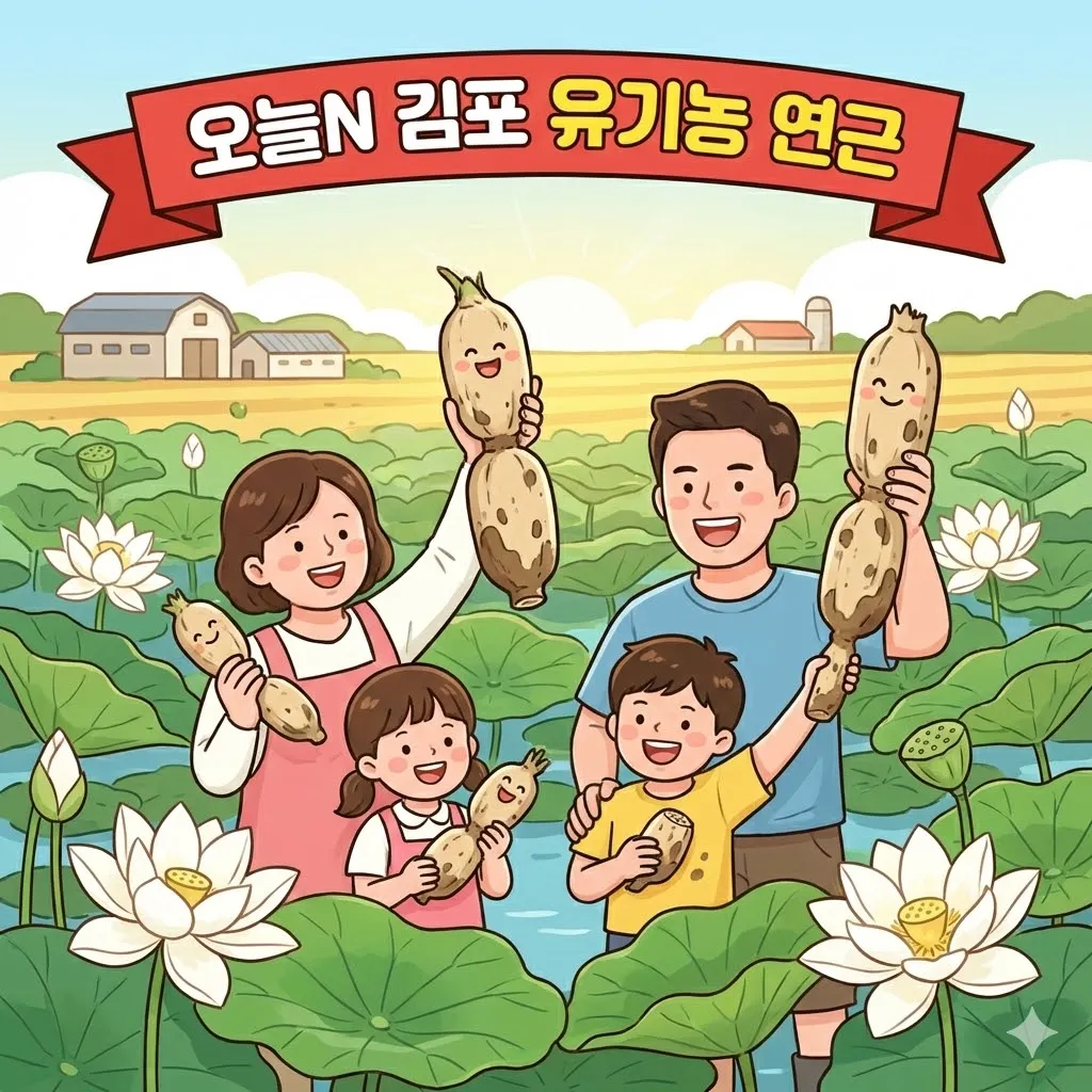 오늘N 김포 유기농 연근,