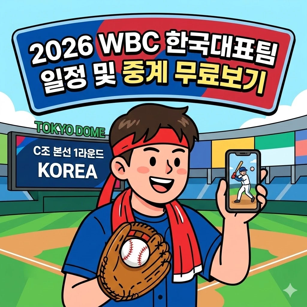 2026 WBC 한국대표팀 일정